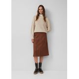 s.Oliver - Kokerrok - Imitatiesuède - Fluweelzacht - Midirok