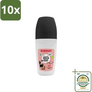 10 x Marcel's Green Soap - Deodorant Roller - Argan & Oudh - Langdurige frisheid - 50 ml - Grootverpakking - Deodorant Roller - Argan & Oudh - Langdurige Frisheid - Natuurlijke Deodorant - Vegan Deodorant