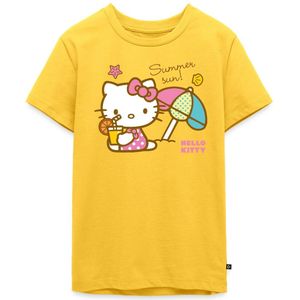 Hello Kitty Op Het Strand Onder Een Zonnescherm Premium T-Shirt Tiener