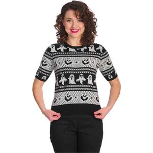 Banned - Ghost Delight Gebreide trui - S - Wit