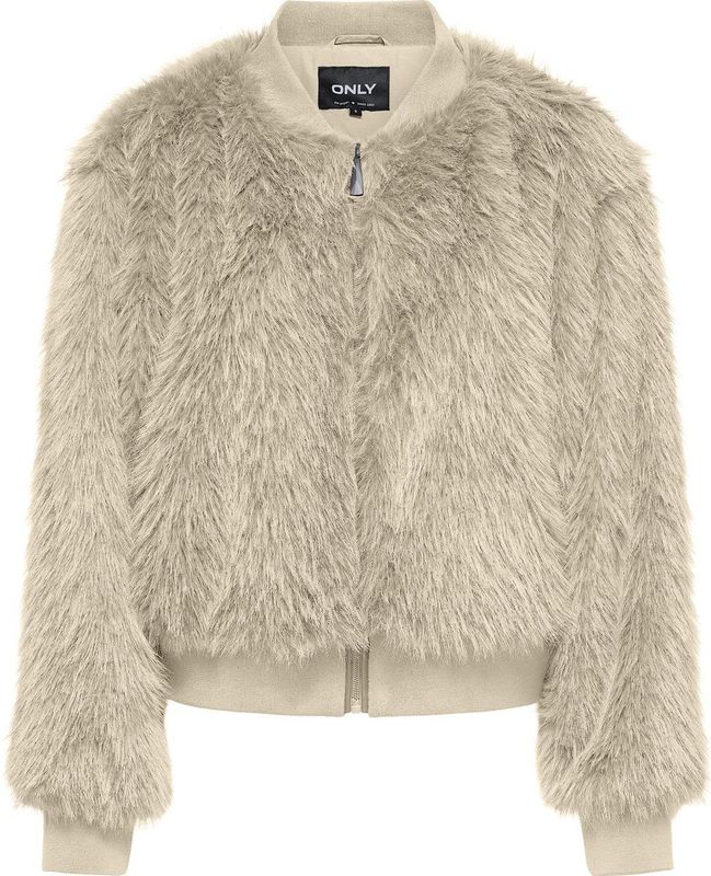 ONLY - ONLMANNY FAUX FUR BOMBER CC OTW - Gewatteerde Jas - Dames