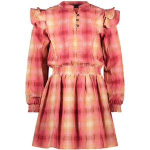 Like Flo Meisjes jurk - Marlou - Roze geruit