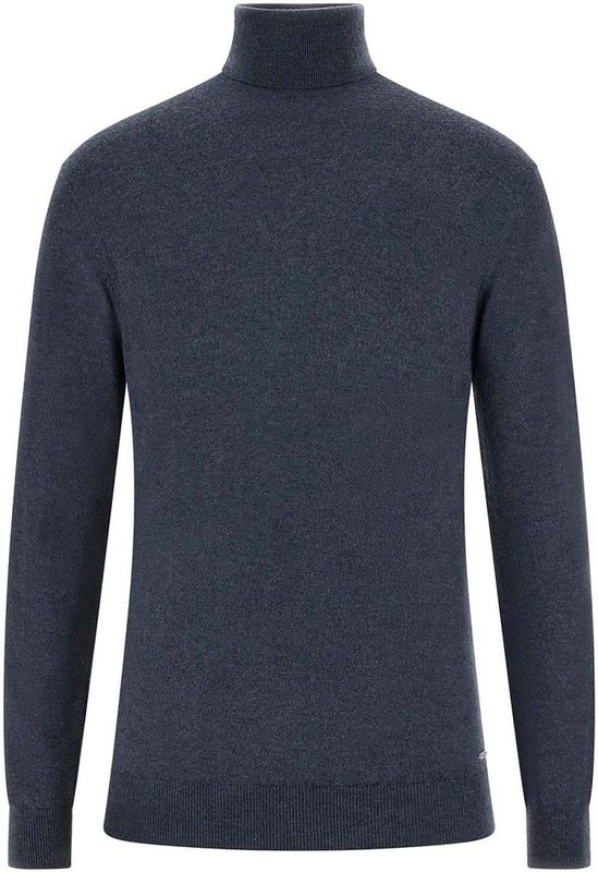 Guess - Jim Tn - Trui - Marine Heather - Wolmix - Lange Mouwen