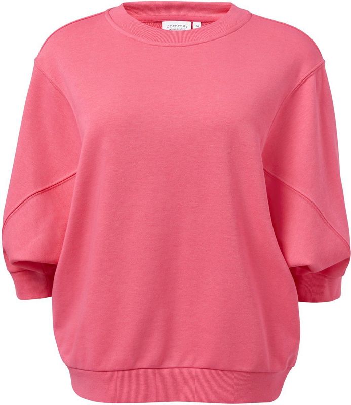 Comma - Sweatshirt - 34 - Relaxed Fit - 3/4-mouwen - Kleur 4425