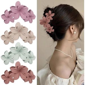 Grote bloem haar klauw clips antislip sterke hold Hawaiiaanse klauw clip voor medium dik haar vrouwen meisjes Hawaii haar accessoire met bloemmotief