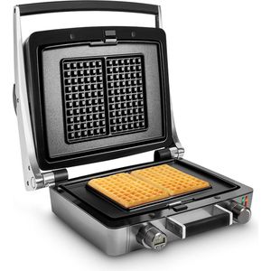 FRITEL WaffleTastic® CW 3648 - Wafelijzer / Wafelmachine - 6x10 wafels - Uitneembare bakplaten - Flip-over systeem - 1600 Watt - Incl. timer - PFAS vrij