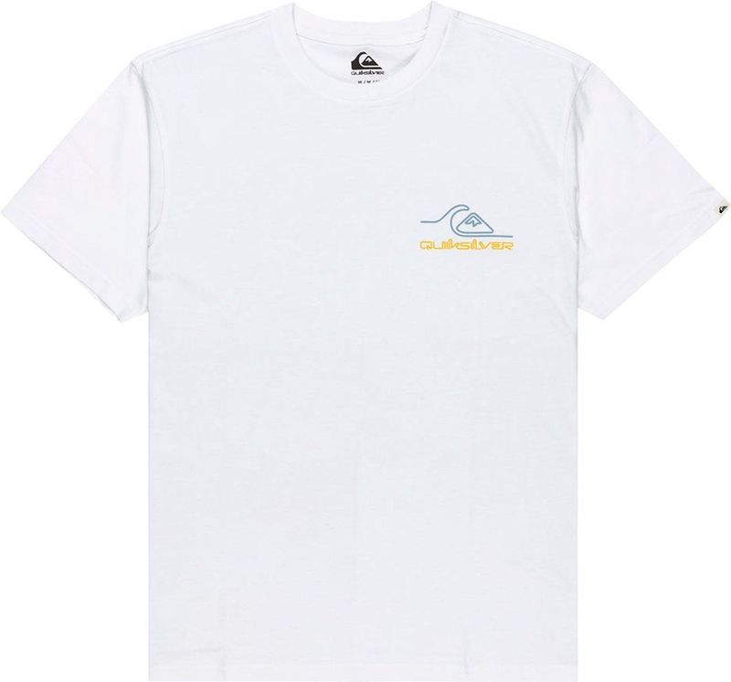 Quiksilver - Light Waves - T-shirt - Wit - Korte Mouwen - Regular Fit