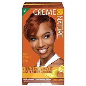 Creme Of Nature Moisture Rich Hair Color C32 Spiced Red | haarverf