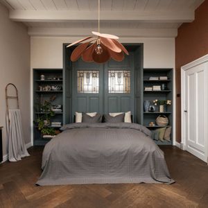 Kayori - Kora - DBO - Katoensatijn - 200/200-220 - Antracite