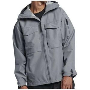 Nike Lab Jas - Wet Reveal - Grijs/Wit - Cargo Style - S