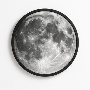 Maan Spiegel Van Hoge Kwaliteit - Verstelbaar in Kleur en Warmte - 25 CM diameter - Maanlamp - Sinterklaas Cadeau