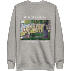 Georges Seurat 'Een Zondagmiddag op het Eiland van La Grande Jatte' (""A Sunday Afternoon on the Island of La Grande Jatte"") Beroemd Schilderij Sweatshirt | Unisex Premium Sweatshirt | Carbon Grijs | XL