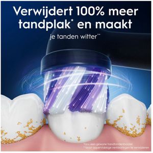 Oral-B Opzetborstels iO Radiant White Zwart - 3 x 4 stuks - Voordeelverpakking