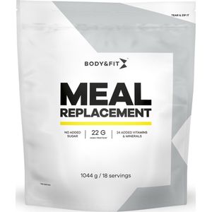 Body & Fit Low Calorie Meal Replacement - Maaltijd shake Aardbei - Maaltijdvervanger voor Gewichtsverlies - Afvallen met Shakes - 1044 gram (18 shakes)