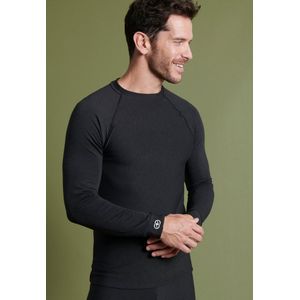 Damart - Heren-T-shirt ronde hals comfort Thermolactyl 4 - Heren - Zwart - (86-93) S