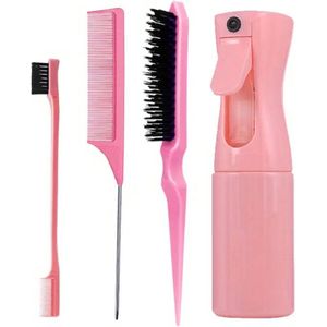 elyza Mist Spray Bottle - Waterverstuiver - Mist verstuiver - Waterspuit - Sprayflacon - Spuitfles - Kappersspuit - Mist Sprayer - Roze