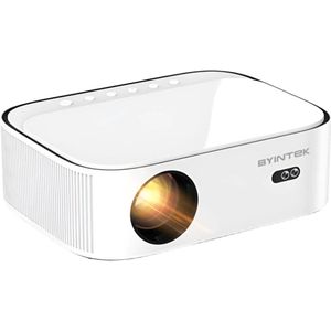 Byintek - K45 - Beamer - Projector Beamer - Mini Meamer - 4k - Full HD 1080P - 1920x1080dpi - Automatische focus - met WiFi - 950ANSI Lumens - Wit