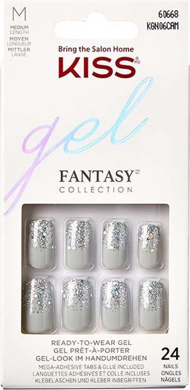 Kiss Gellak Gel Fantasy Nails - Kunstnagels - 28 stuks - Nepnagels - To the Max