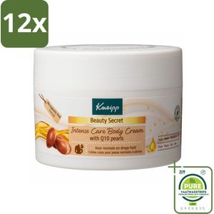Kneipp - Body crème - Beauty Secret - Met Q10 parels - 200 ml - Voordeelverpakking - 12 stuks - Lichaamscrème - Verzorging