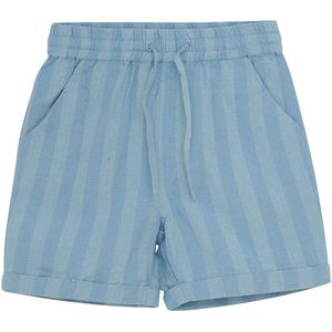 DAILY7 Short Big Stripe Broeken Jongens - Lichtblauw - Maat 110