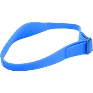 Shaving Neck Stencil - Haartrimming Gids - Verstelbare Gebogen Siliconen Hairstyle Band voor DIY Thuishairstyles - Vervagen en Taping Gids - Blauw