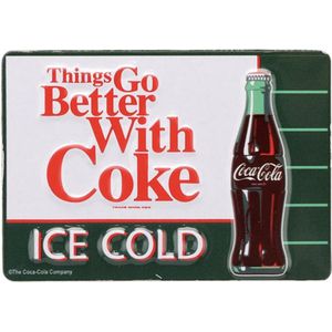 Coca-Cola Things Go Better With Coke Magneet - 5,5 x 7,5cm