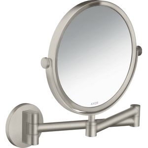 hansgrohe AXOR Universal Ronde scheerspiegel, 1,7x vergroting, draaibaar, kantelbaar, 42849800