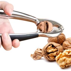 Multifunctionele notenopener met antislip handgreep en 2 uitsparingen