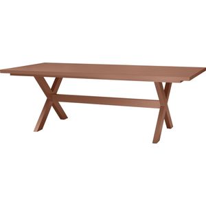 Exotan Picknicktafel Delta - Aluminium - Terra - 75x220x105