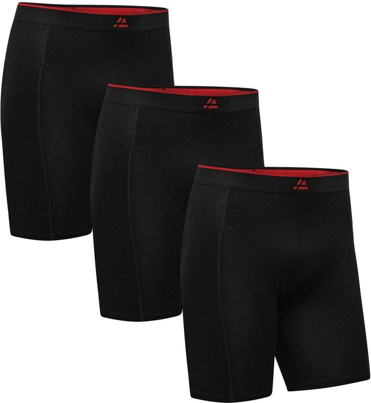 DANISH ENDURANCE - Boxershorts - Bamboe Viscose - Extra Lang - 3 pack