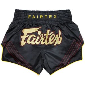 Fairtex BS1925 Muay Thai Shorts - Mr.X - zwart/goud S