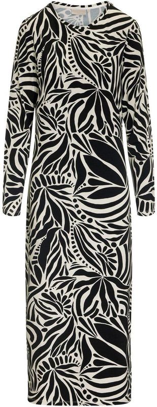 ESSENZA Titia Allora Nachthemd Lange Mouw Antraciet - XS