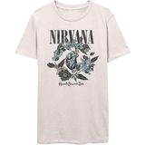 Nirvana - Heart Shaped Box Heren T-shirt - M - Wit