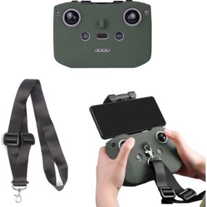 Siliconen Beschermhoes - Met Lanyard Strap - Groen - Voor DJI Controllers