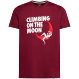 La Sportiva - Moon Rock - T-shirt - Rood - Korte Mouwen