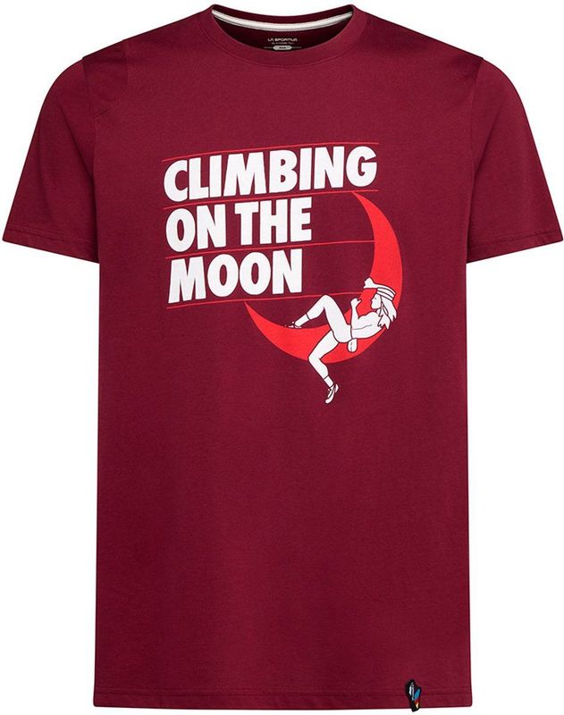 La Sportiva - Moon Rock - T-shirt - Rood - Korte Mouwen