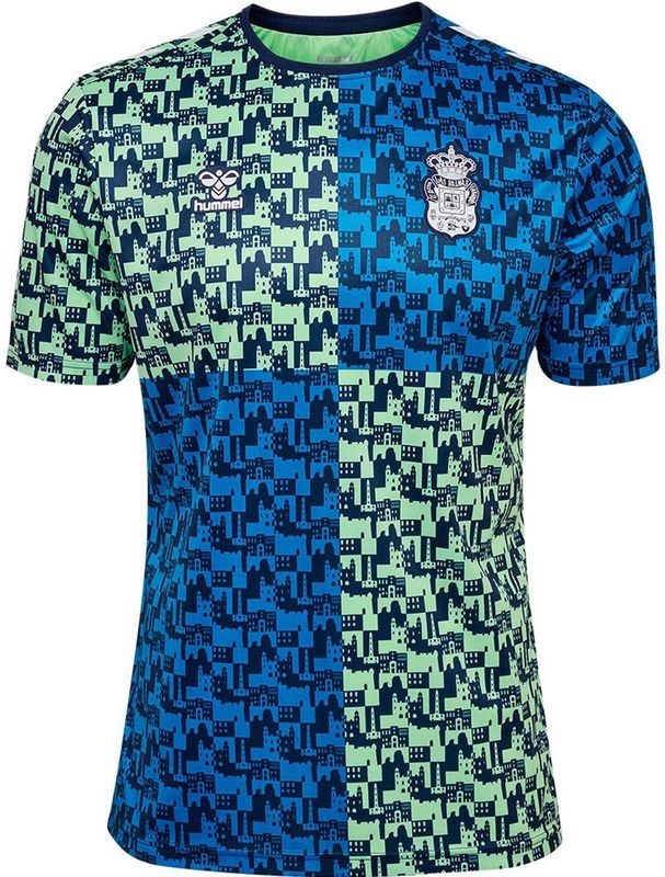 Hummel Ud Las Palmas 24/25 Voor De Wedstrijd T-shirt Met Korte Mouwen Veelkleurig 2XL Man,Vrouw