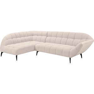 Label51 Sorisso hoekbank links 290x85x85cm boucle beige
