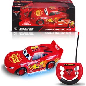 Bestuurbare auto Disney Pixar Cars Lightning Mcqueen - Radiografisch - Afstandsbediening - Elektrische speelgoedauto - Sportwagen - kind - Jongen - Meisje - Afstandsbestuurbaar - RC voertuig - Auto - Rood