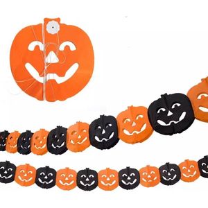 Akyol - Halloween slinger - Halloween accessoire – pompoen slinger – heks - griezelig – eng – trick or treat – decoratie - verjaardag – verassing – happy halloween – cadeau – versiering