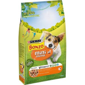 Bonzo Mini Menu Kip & Groenten - Hondenvoer - 1,5 kg