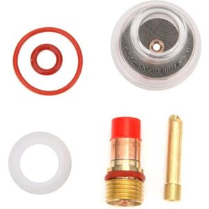 Allecto Plus - Tasse en verre voor collet van gascup voor TIG-lastoorts kit accessoires - 1.6mm
