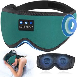Bluetooth oogmasker met hoofdtelefoon voor perfecte slaapervaring