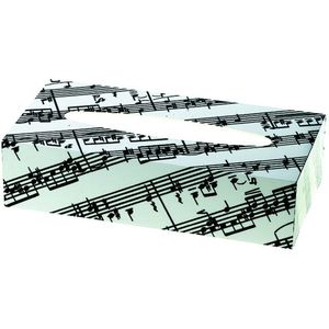 Tissue doos deksel met muziek design