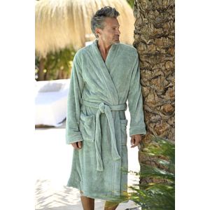 Zachte uniseks badjas groen - Groen - Maat - XXL