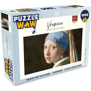 Puzzel Meisje met de parel - Vermeer - Oude meesters - Legpuzzel - Puzzel 1000 stukjes volwassenen
