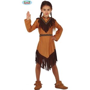 Fiestas Guirca - Kostuum Indiaan Meisje (5-6 jaar)