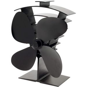 Luxe Kachelventilator, voor houtkachel of open haard, milieuvriendelijk en efficiënt