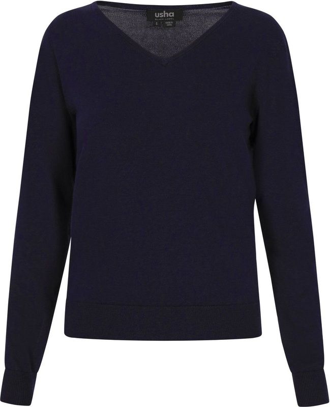 Usha - Classic Look - Sweater - Langsleeve - V-hals - Regular Fit