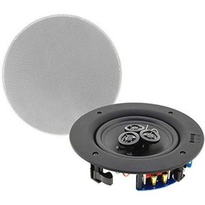 Inbouwluidspreker Plafond 2-Weg Systeem 80W - Voor Kantoor, Keuken en Woonkamer